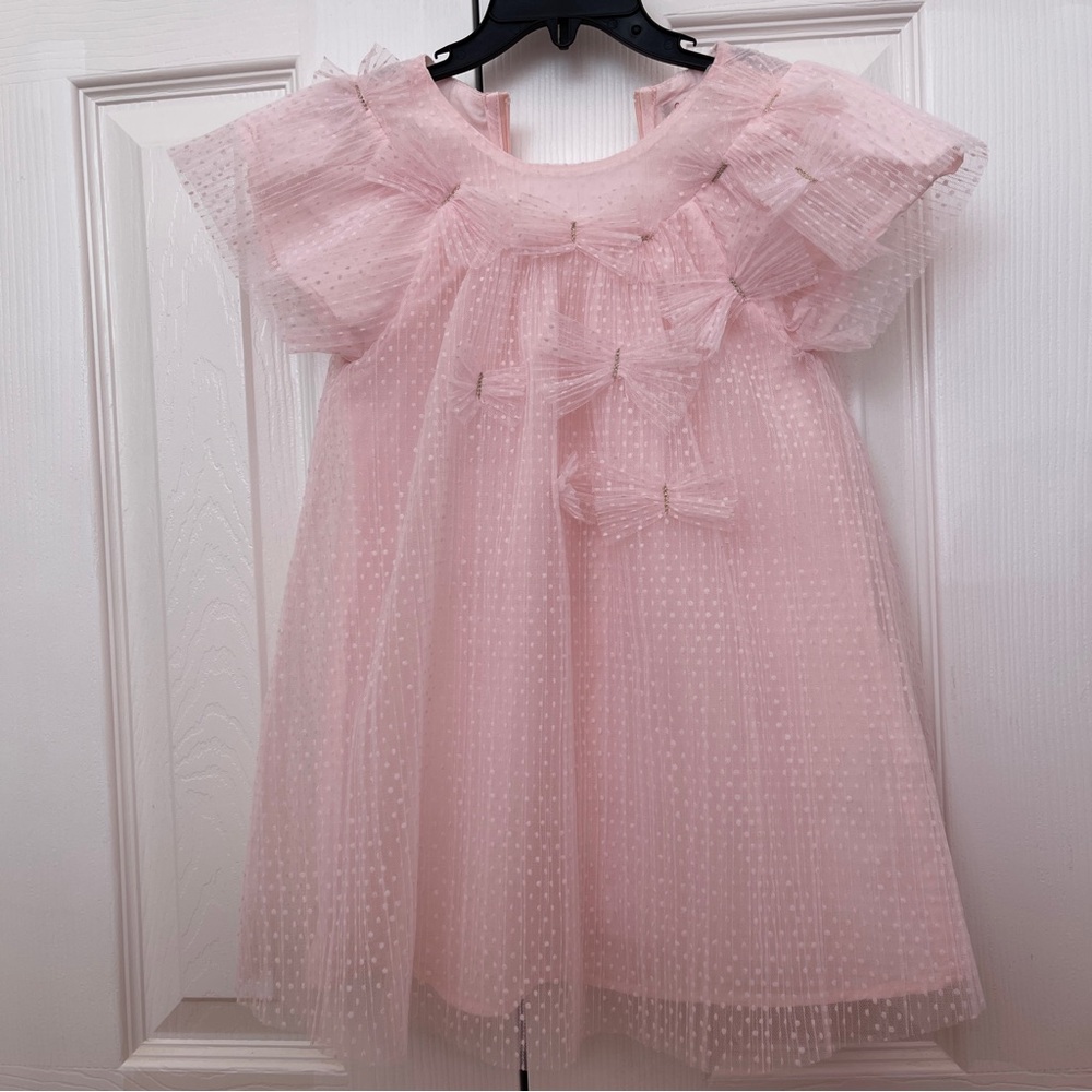 Pink Fairytale Tulle Dress with Bows